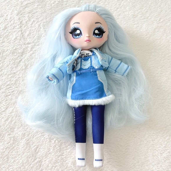 Na! Na! Na! Surprise Other - Na‎ Na Na Surprise Soft Fashion Doll Blue Hair Wolf Winter Outfit 11 inch MGA